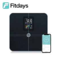Fitdays Smart 8 Electrodes Body Fat Weight Scale, Human Bioimpedance Scale, Body Composition Scale