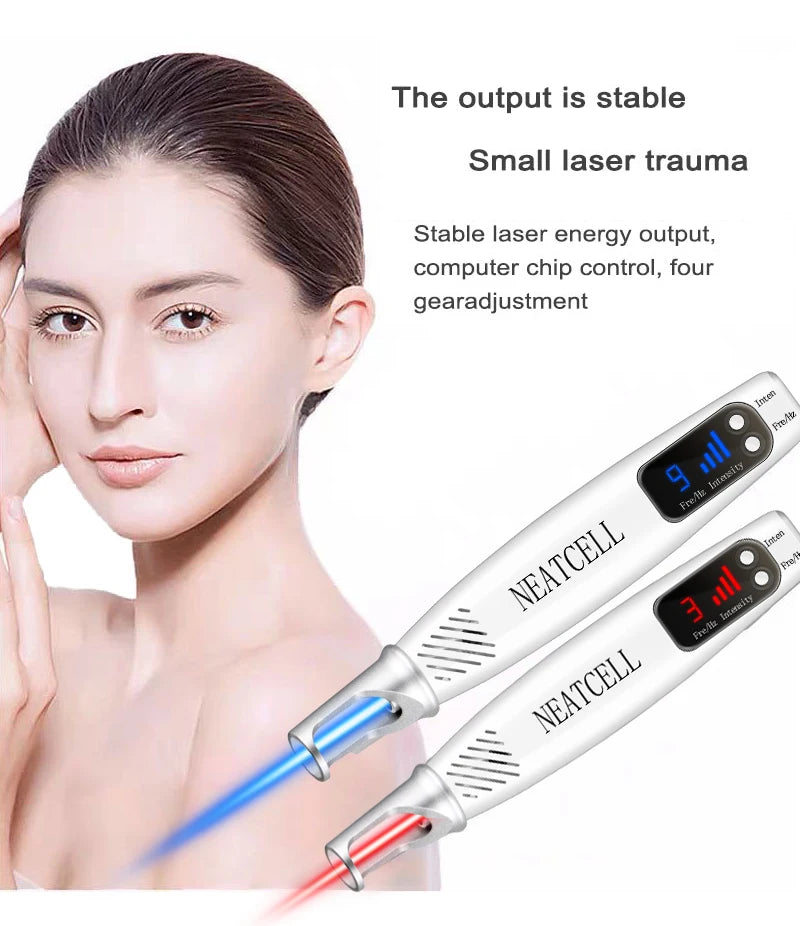 Picosecond Laser Pointer for Mole Removal  Dark Spot Removal Pen Tattoo Acne Skin Pigment Portable Removal Machine Beauty Device