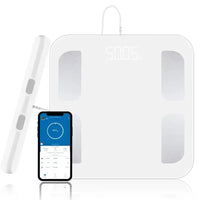 Fitdays Smart 8 Electrodes Body Fat Weight Scale, Human Bioimpedance Scale, Body Composition Scale